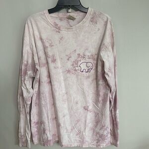 Ivory Ella Tie Dye Long Sleeve Purple Tee